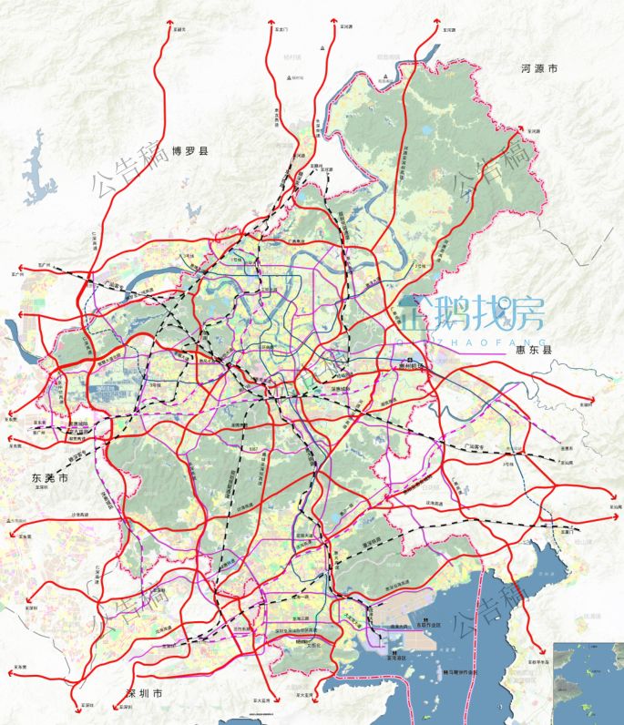 惠州道路交通规划图