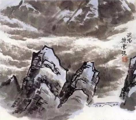 【国画山水】山水画云,烟,雾,霭画法