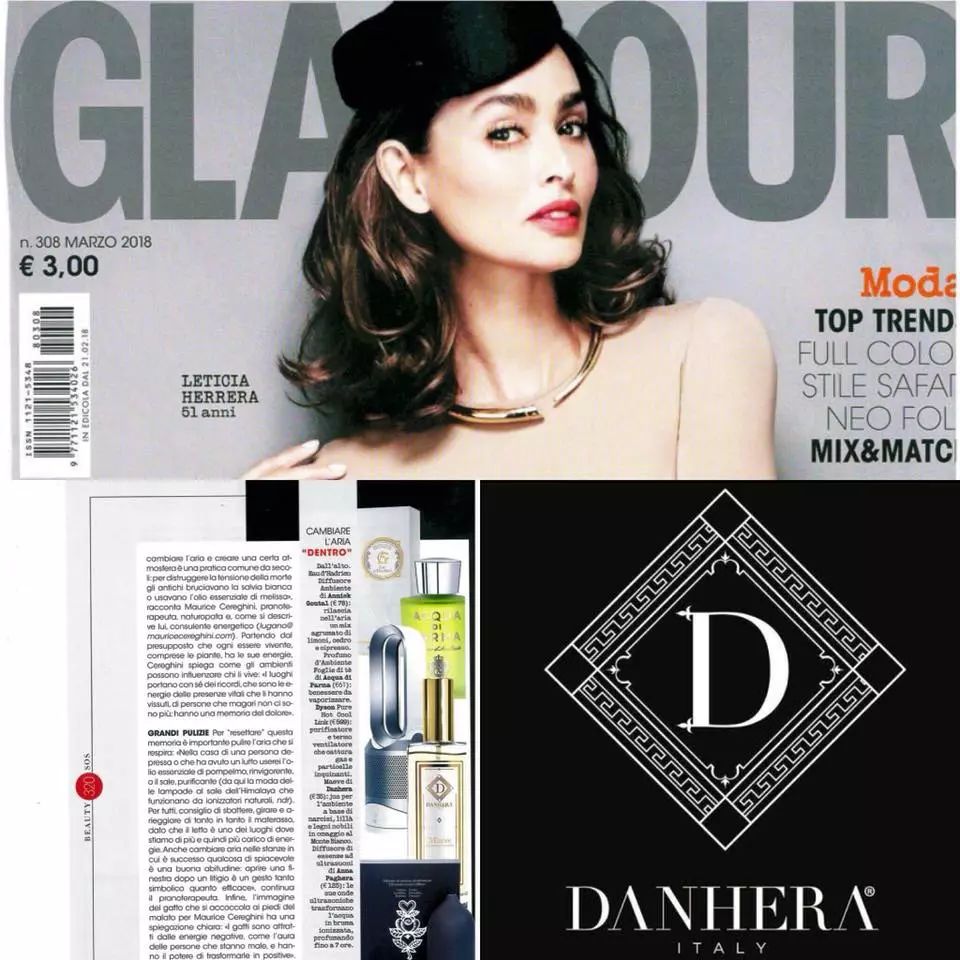 《danhera丹赫拉》登上时尚杂志《glamour》意大利版