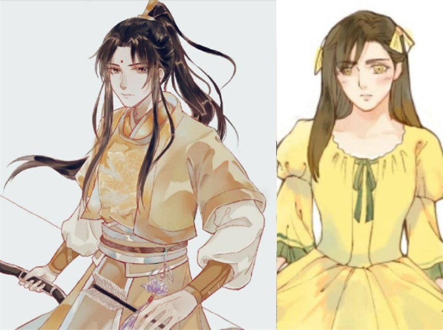 魔道祖师中的女装大佬薛洋化身小妖精江澄一身基佬紫