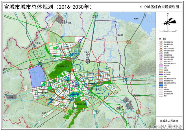 看看宣城市城市总体规划(2016-2030年)吧.