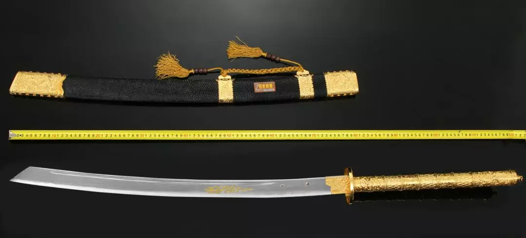 康熙皇帝的御用的神兵利器霸气十足的康熙战刀