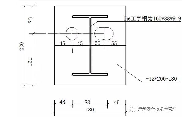 一种新型短肢工字钢悬挑脚手架!