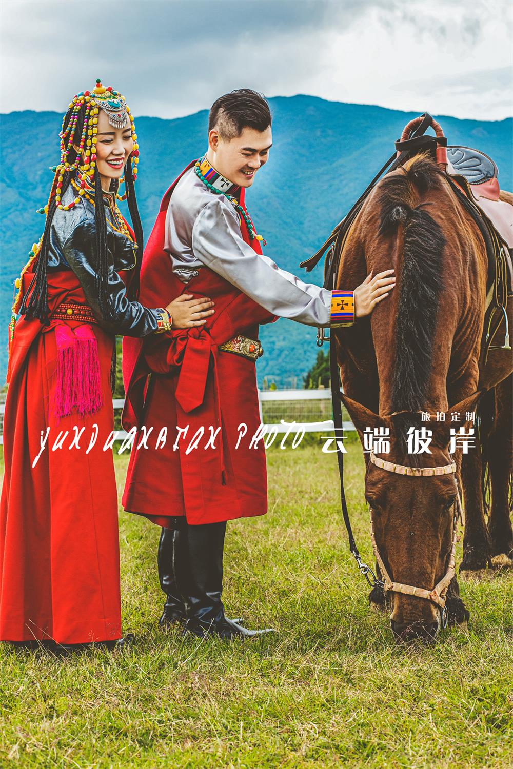藏族婚纱照_藏族婚纱照摄影作品(2)