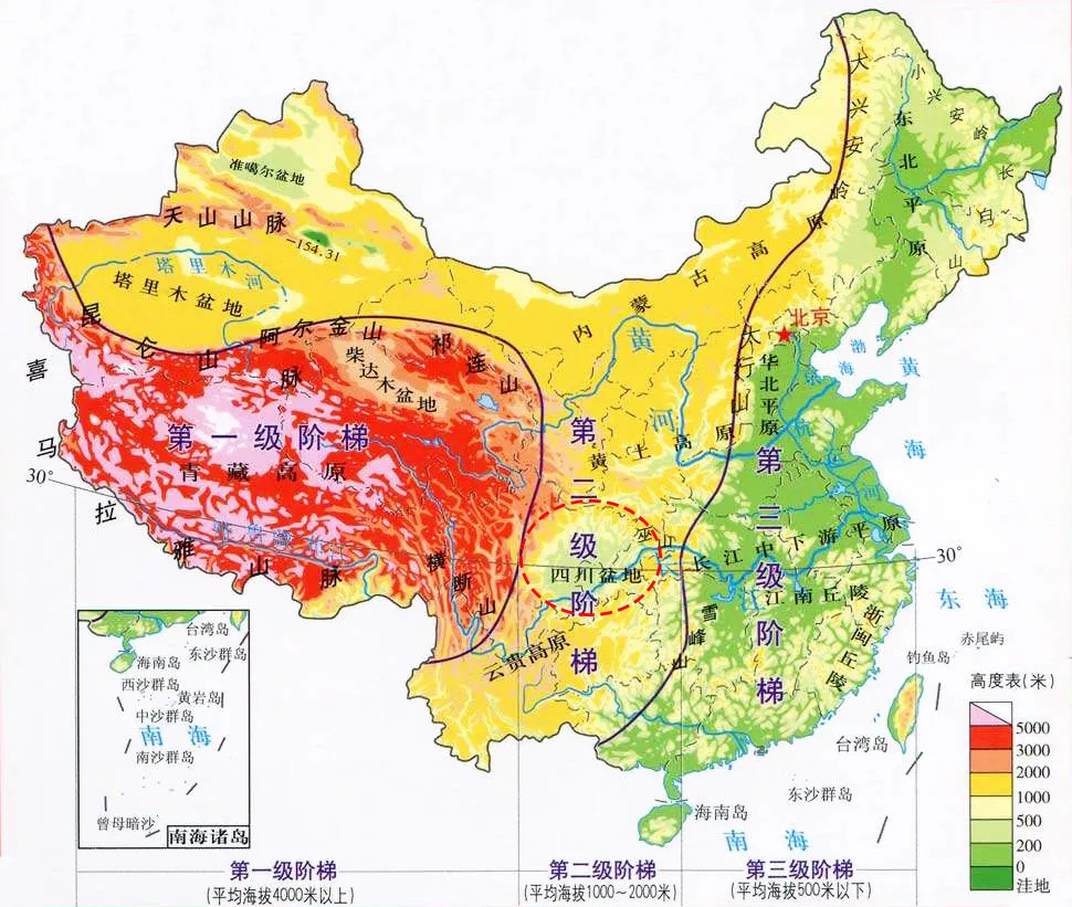 中国人口最多的盆地_中国盆地地图(3)