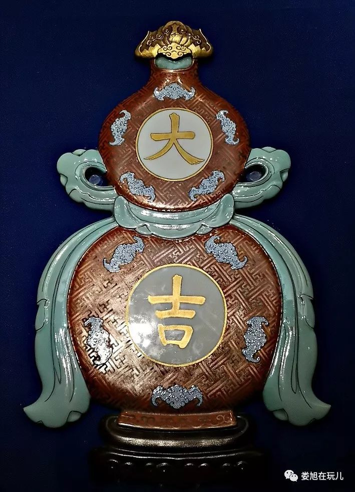 ▽鴻▽清朝時代 水晶彫 施鉱物彩仏紋蓋盒 時代物 中国古美術 骨董品-