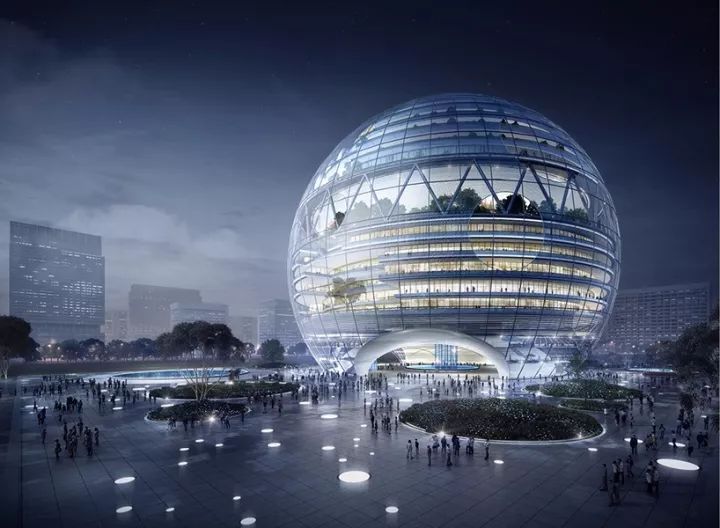 可能在不久的将来,你会看见一个球形的万达广场_建筑