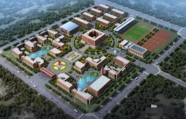 菏泽学院郓城分校新校区按照在校学生5000人的规模进行规划设计,占地