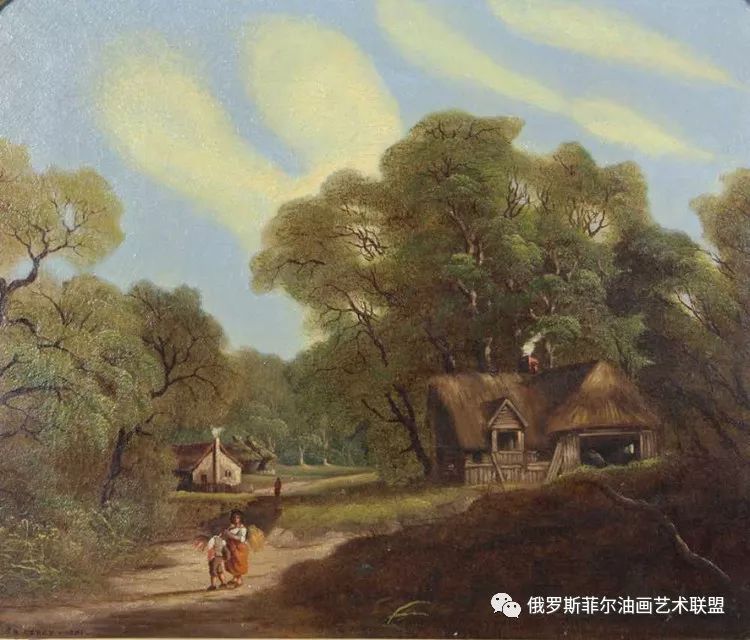 英国风景画家西德尼·理查德·珀西油画作品欣赏