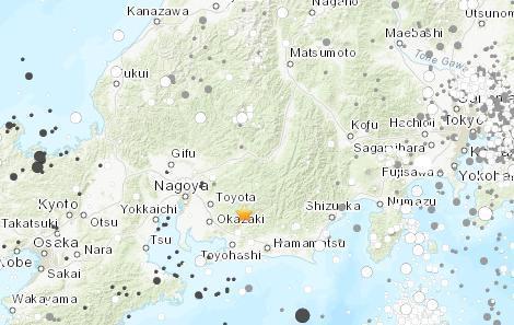 日本爱知县东部发生5 1级地震未对交通造成影响 长野县