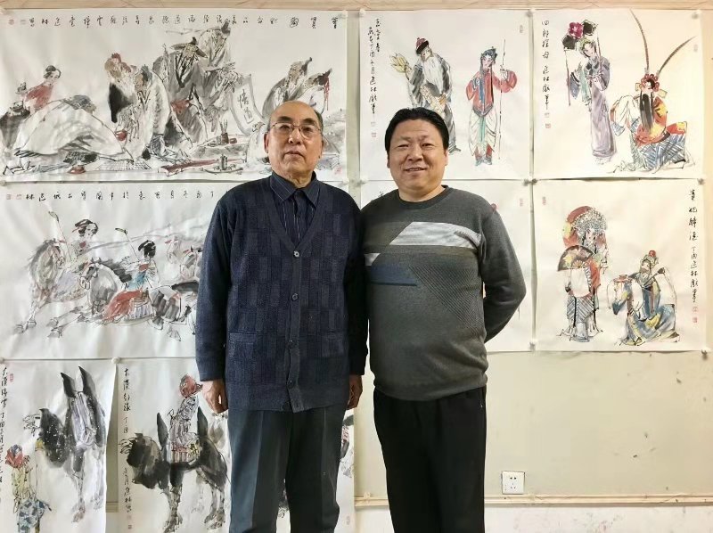 王延林古装人物绘画作品欣赏