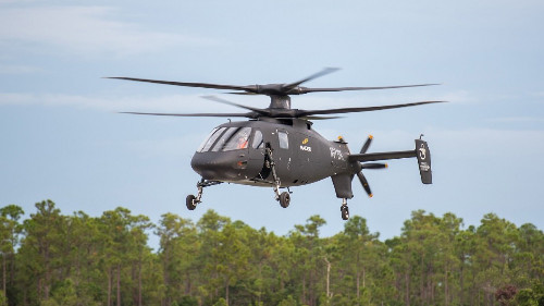 试飞速度超过200节,美国下一代高速攻击直升机s-97"侵袭