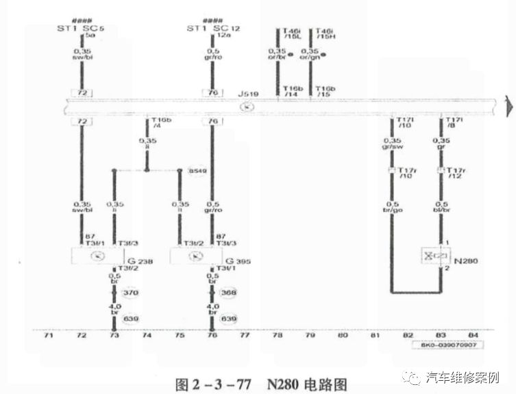 奥迪a4lj519编码数据错误引发空调不凉故障