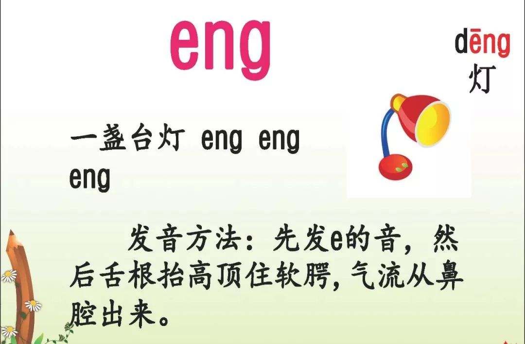 一年级上册部编版 汉语拼音13《ang eng ing ong》讲解