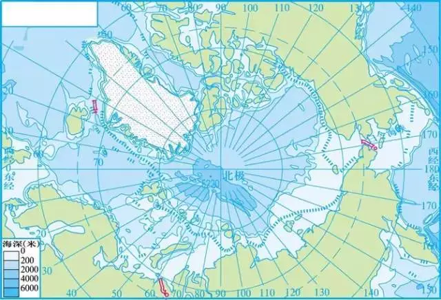 世界区域地理彩色底图(收藏版),超级棒的地理彩色地图,快来看看,学习