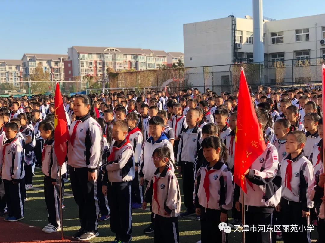 丽苑小学举行"争做新时代好队员—集结在星星火炬旗帜下" 2018年少代