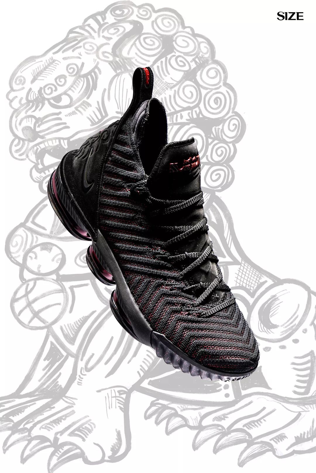 nike——勒布朗·詹姆斯lebron 16 "bred""oreo"限量发行