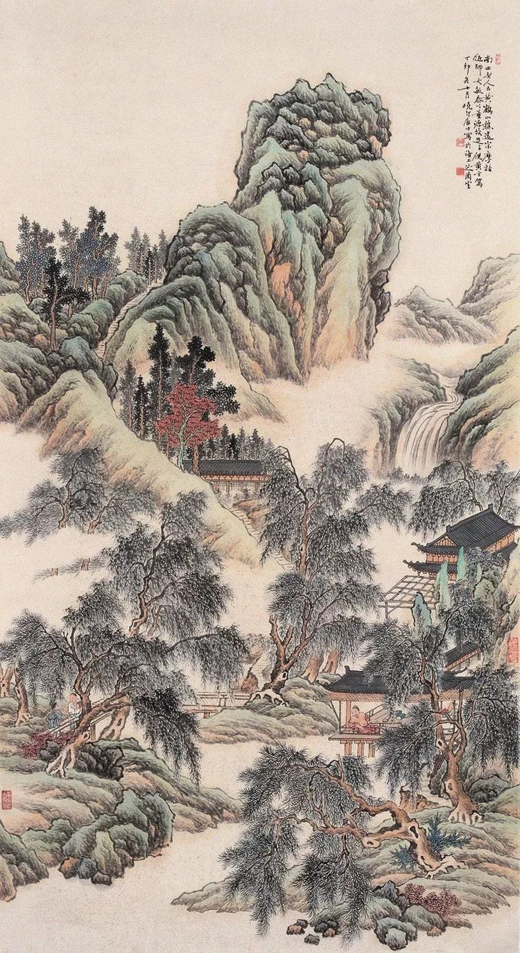 (1889～1939)近代画家.字晓汀,晚号鹤床.江西上饶人.父云亭,能书画 .