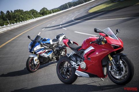 杜卡迪panigale v4与宝马s1000rr谁更快?赛道见