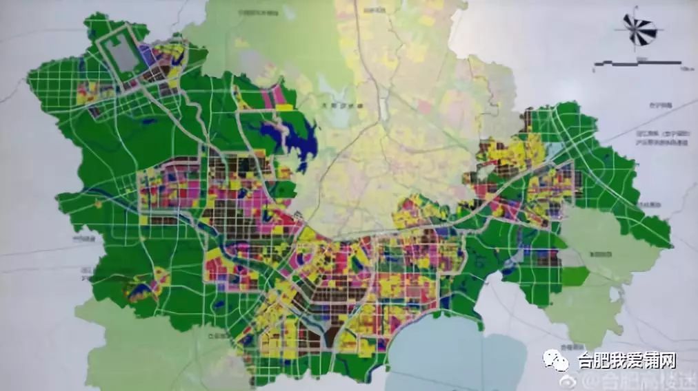 合肥滨湖科学城(级合肥滨湖新区)总体规划491平方公里范围!