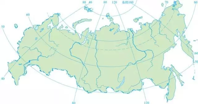 世界区域地理彩色底图(收藏版),超级棒的地理彩色地图,快来看看,学习