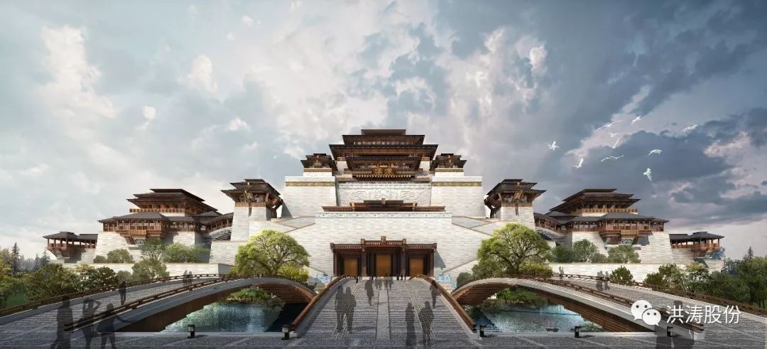 汉文化博物馆外立面效果图