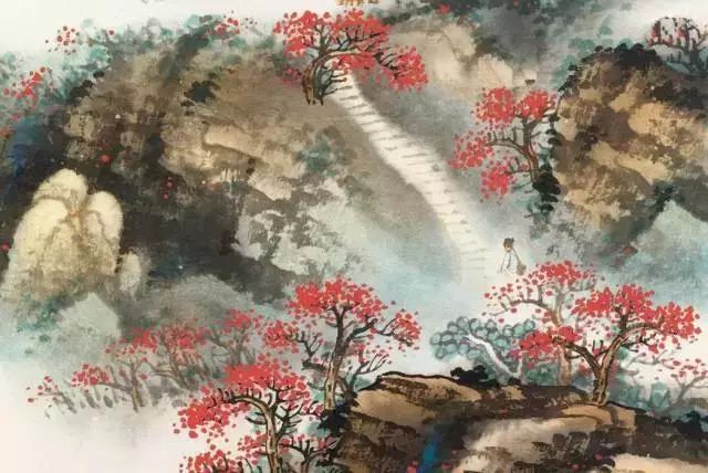 《山行》是诗人杜牧的一首描写和深秋山林景色的七言绝句