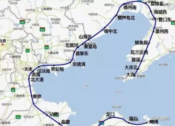 环渤海高铁2021通车,助力环渤海经济圈快速发展