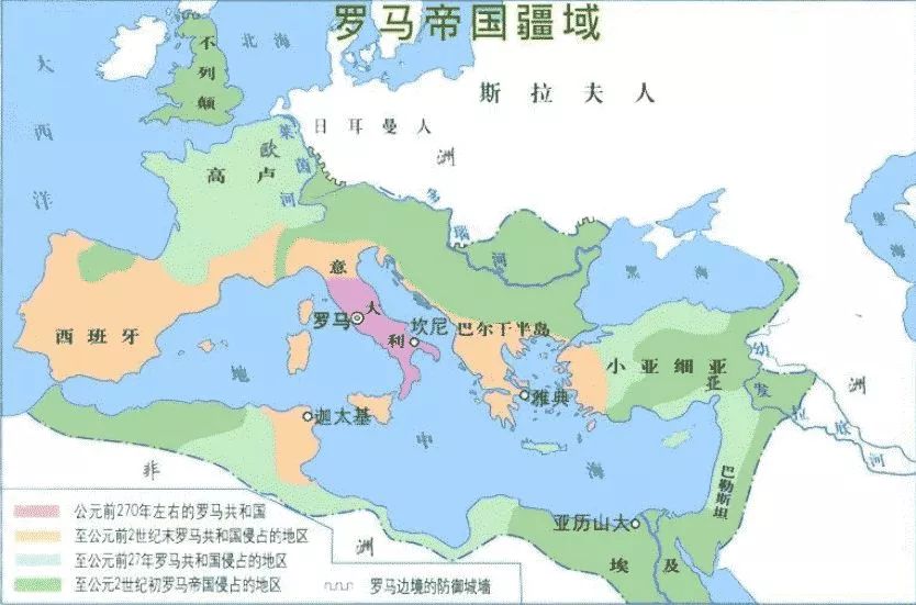 罗马帝国版图