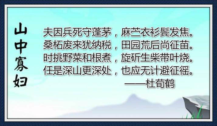 食单山中寡妇兵荒马乱的时代野菜都不够吃