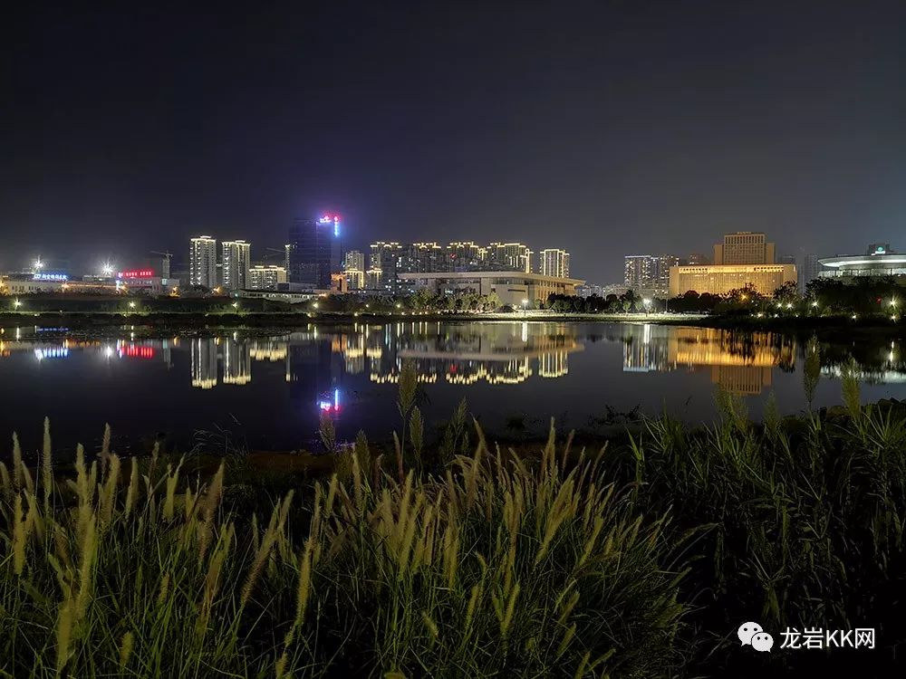 龙岩新地标龙津湖公园日夜美景