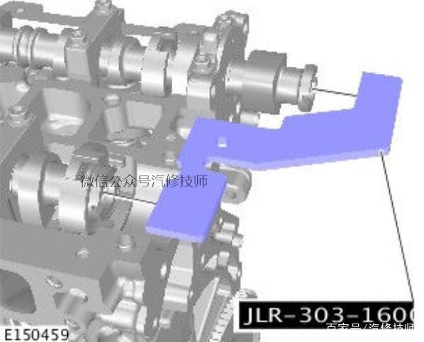 路虎极光20t204pt发动机正时安装图20112016年款