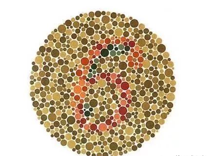 最简单的5张色盲测试图,看看你的视力如何,不认识就别