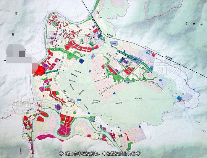城市规划图,城市发展的脉络——贵州赤水一个旅游城市的成长轨迹