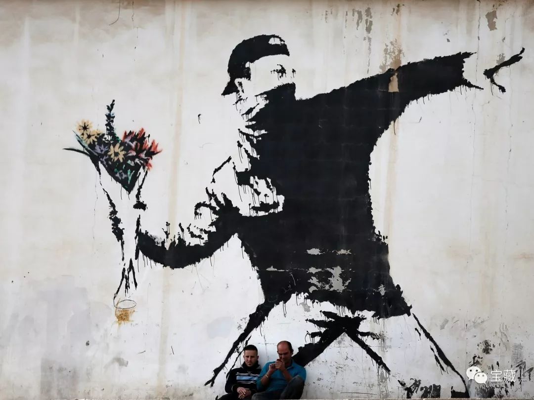 神秘的街头艺术家班克斯(Banksy)_作品