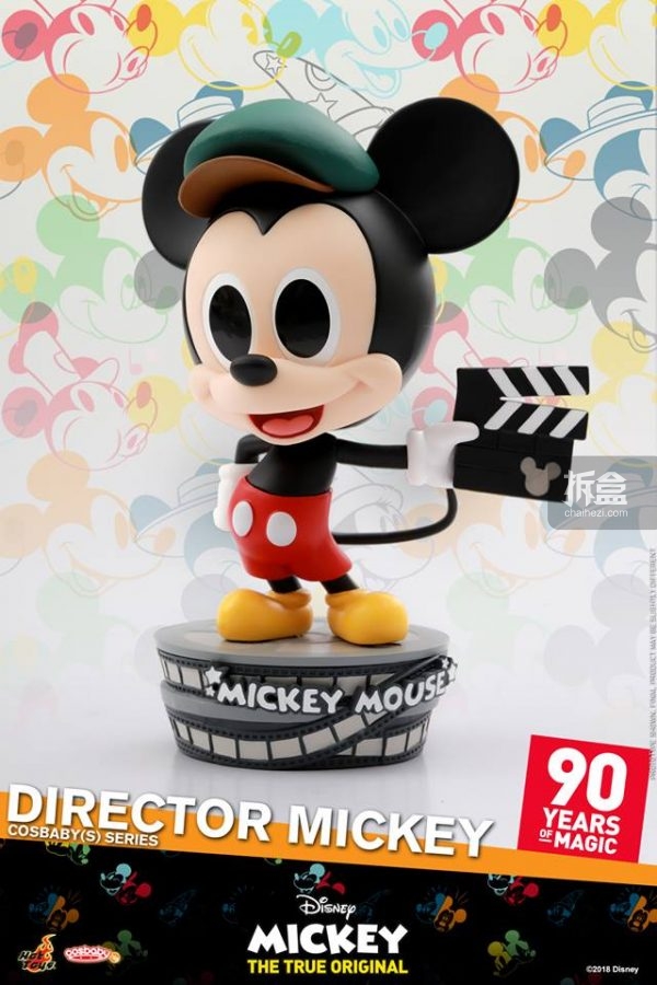 hottoys 米奇90周年 mickey米老鼠 cosbaby q版公仔