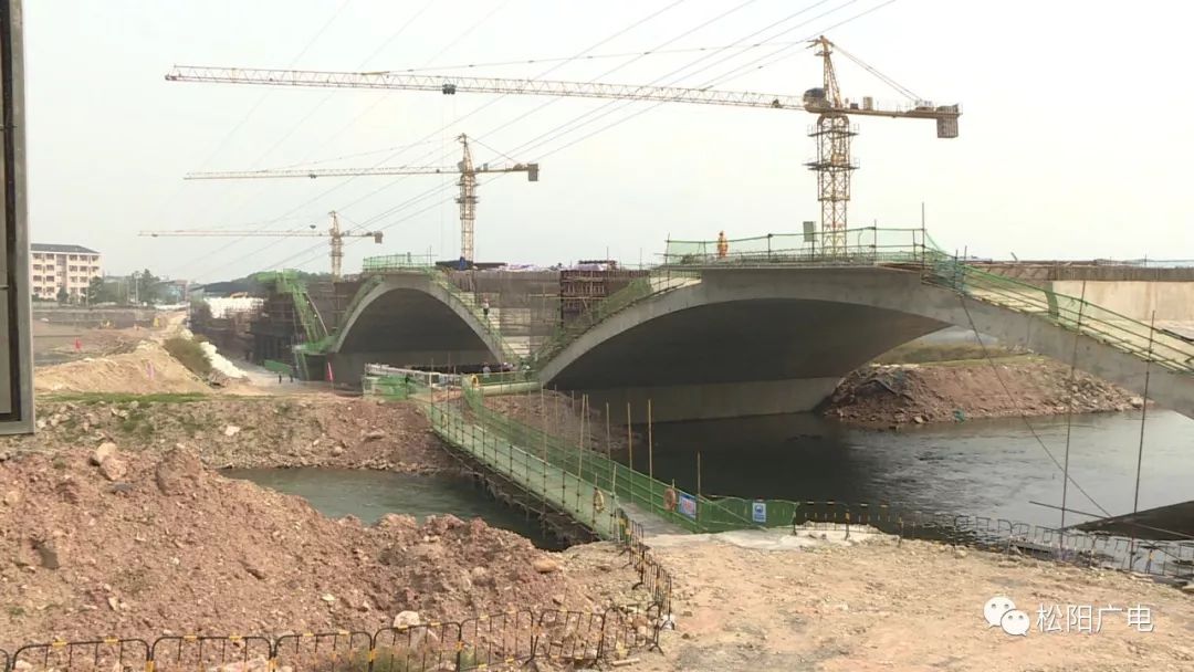 现场直击|松阳独山大桥工程建设最新进展