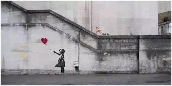 亲手碎掉1000万画作,画家Banksy是在炒作?