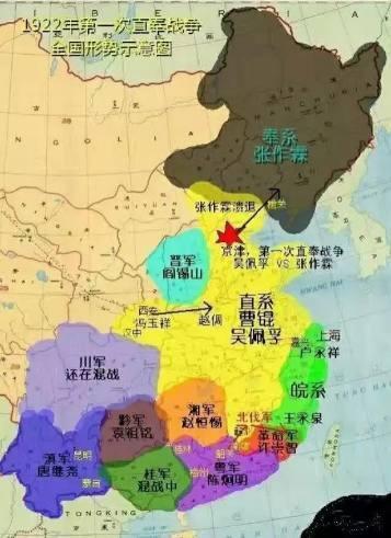 你知道民国初期各个军阀势力分布图是怎么形成的吗