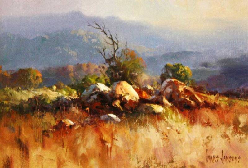 澳大利亚画家依尔斯·琼斯风景油画作品赏析_拉脱维亚