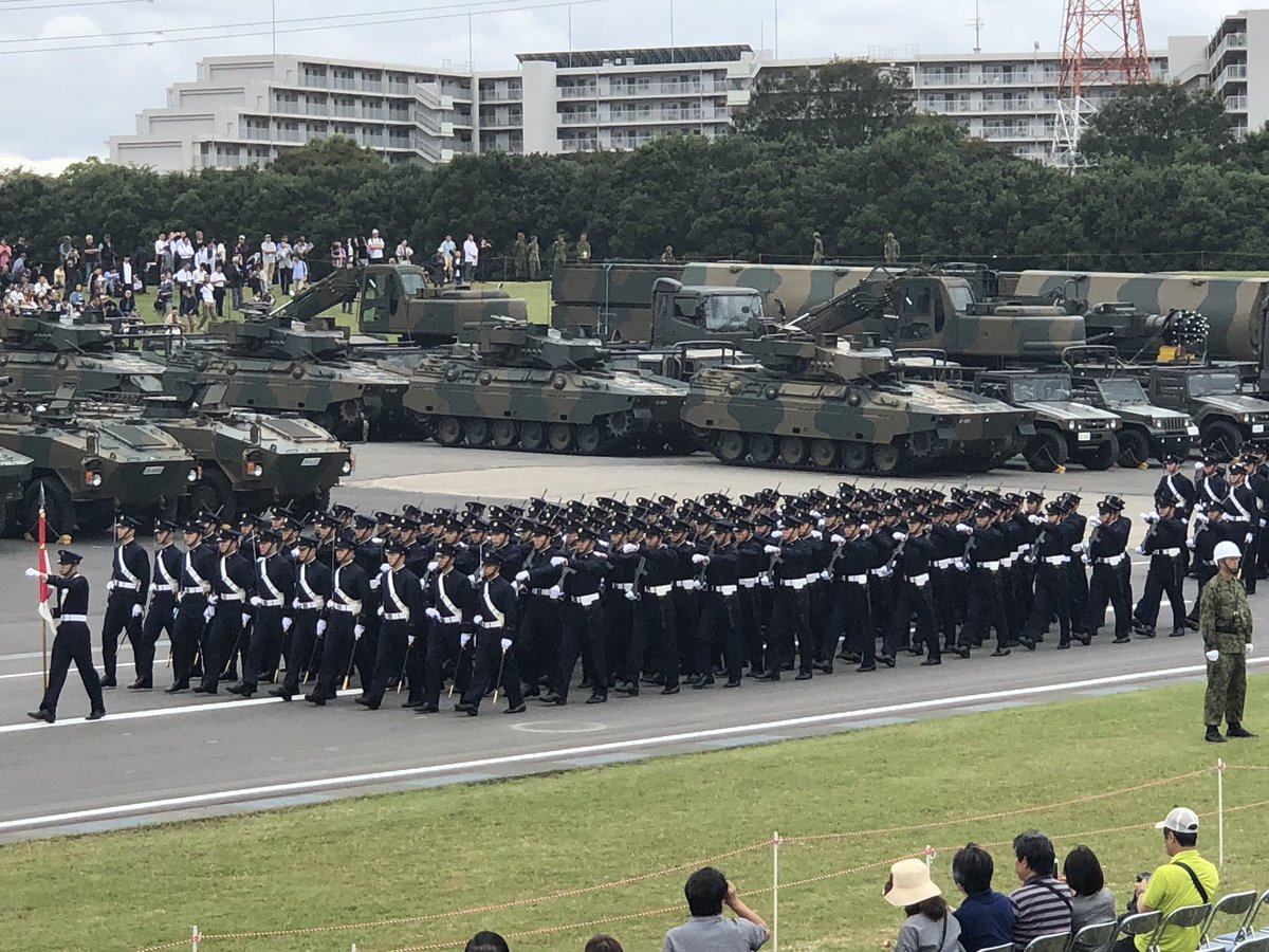 必须警惕!日本阅兵式彩排展示军力阵容相当大