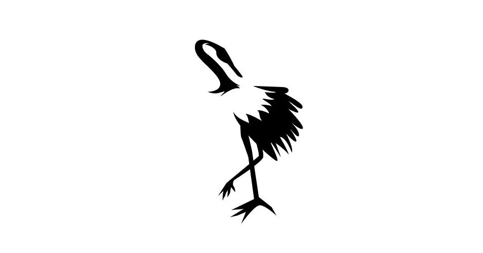 丹顶鹤logo 设计教程