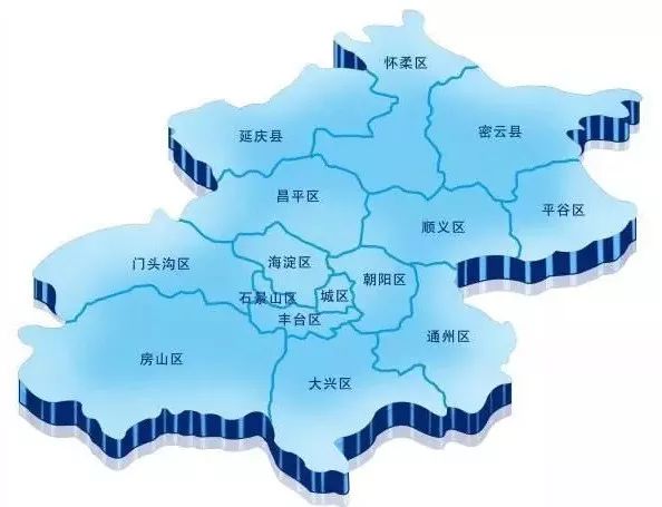 (北京市各区分布图)图片