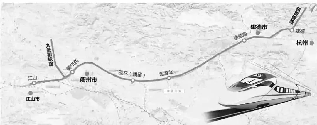 杭衢高铁规划线路为杭州西——桐庐——建德——衢州西(延伸至江山)