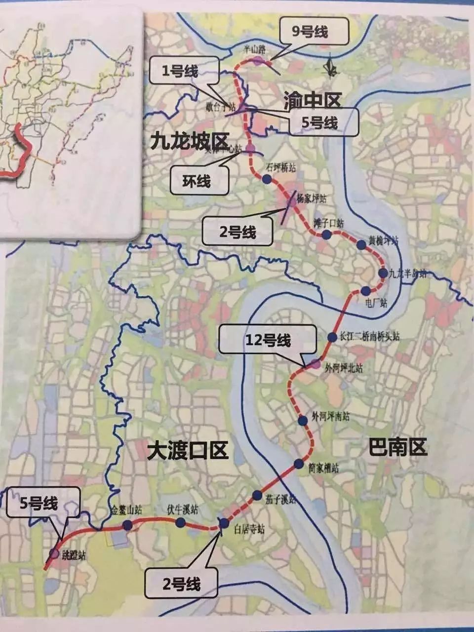 未来巴南这个地方将多一座长江大桥不仅通车还通轻轨