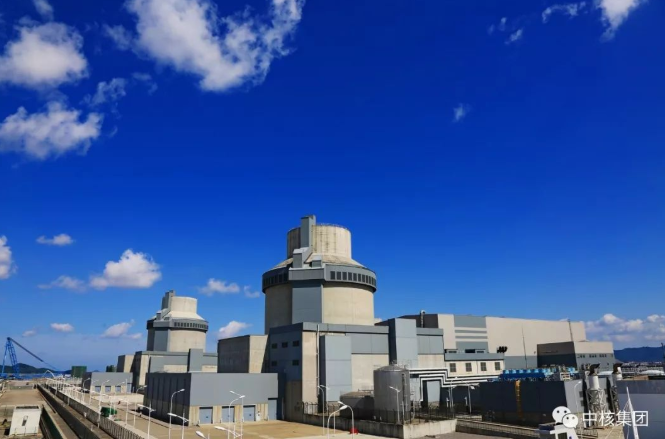 中核集团旗下三门核电1号机组在12日正式开始发电 图源:中核集团