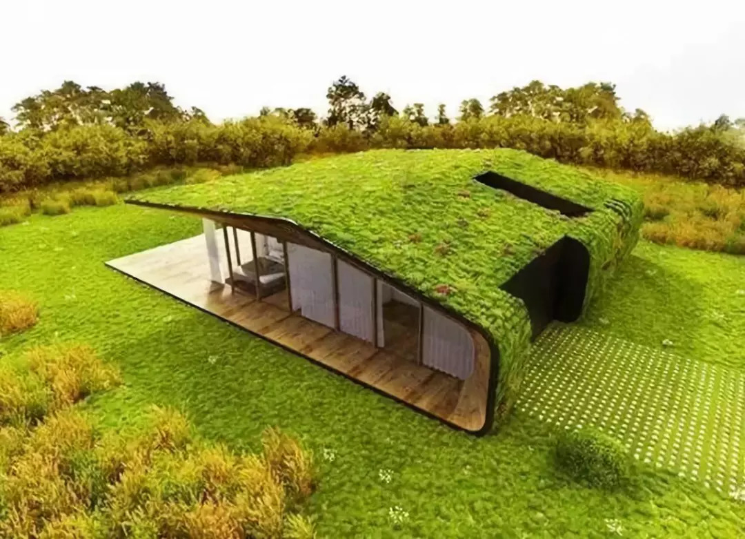 环保、节能、科技、艺术融为一体的绿色屋顶建筑!