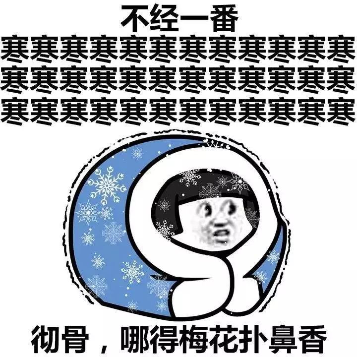 裹紧我的小棉袄瑟瑟发抖!