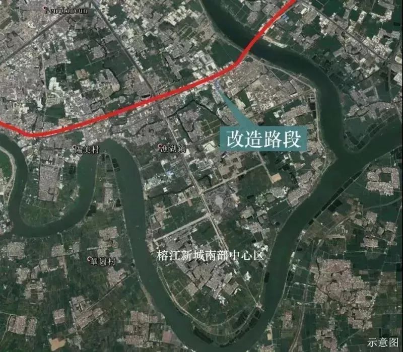 2020年8月底建成通车 将改善榕江新城产业园区对外交通条件 进贤门