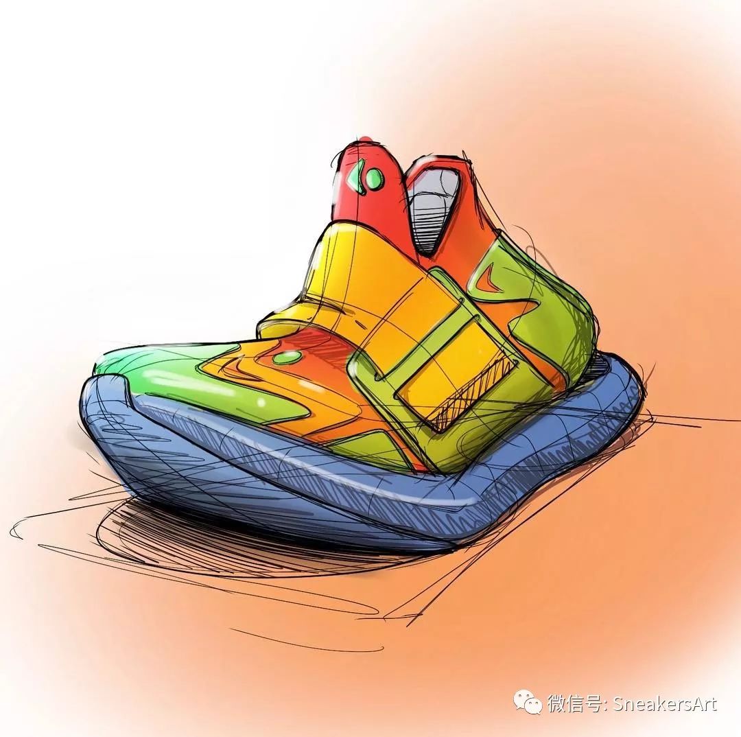 鞋设|sneakerart 球鞋手绘设计及球鞋插画欣赏